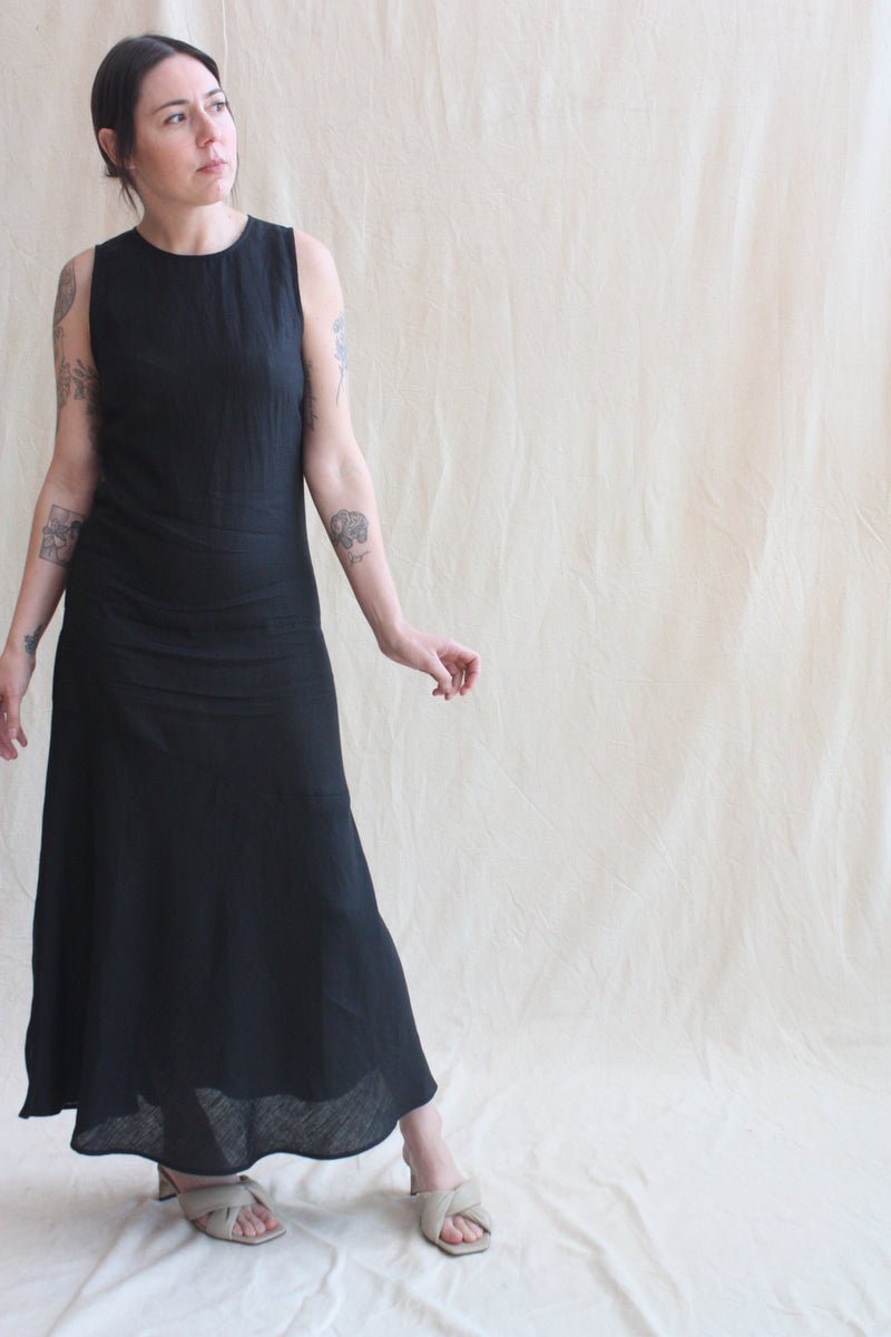 Forma Bias Maxi Dress Black