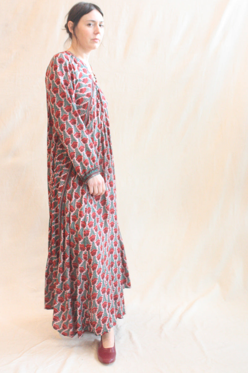 Fiore Maxi Tulip Print Venetian Red