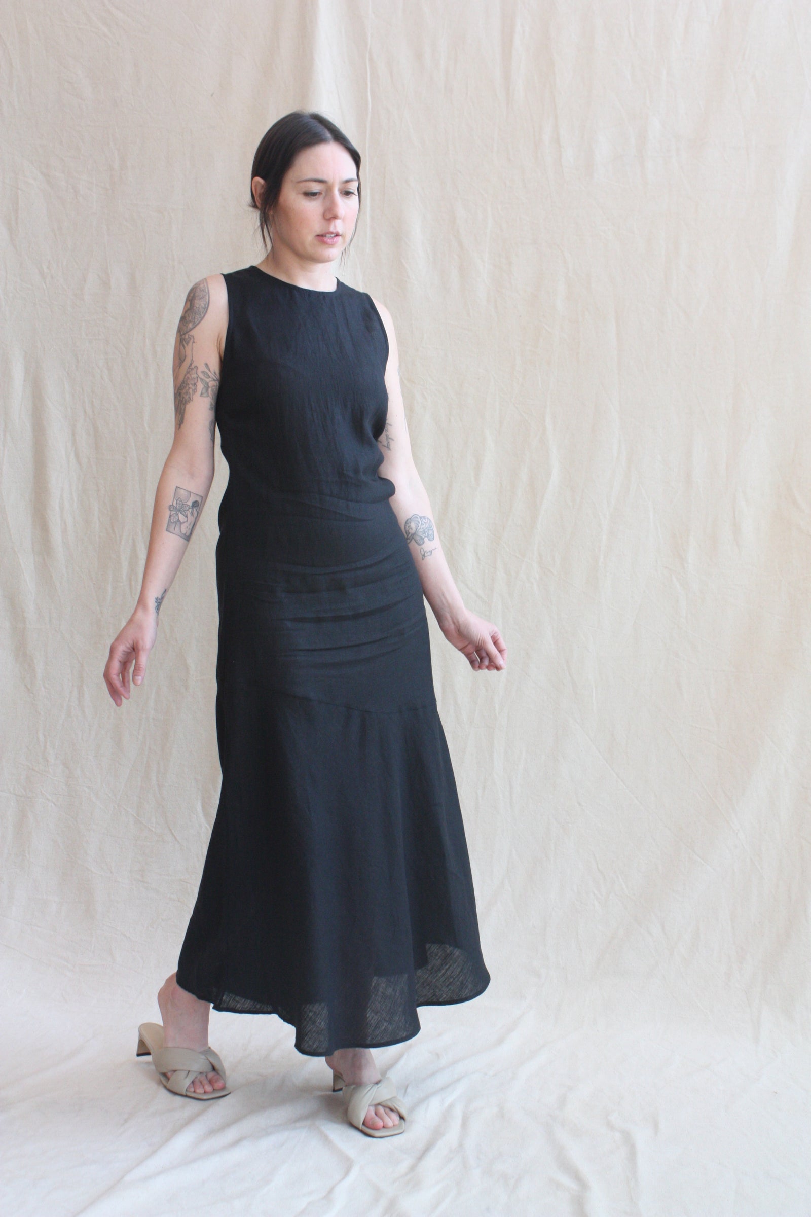 HeRIN.CYE（ヘリンドットサイ）の「Round forme dress ラウンド