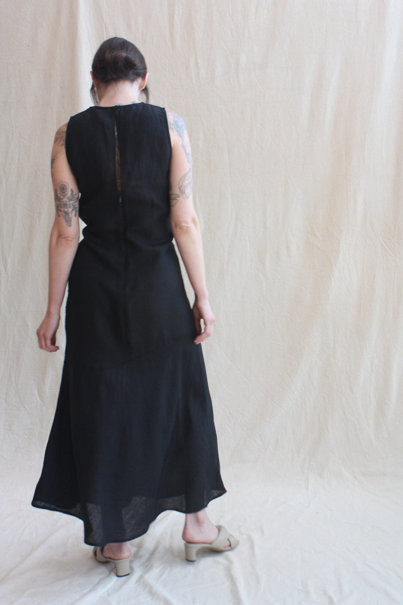 Forma Bias Maxi Dress Black