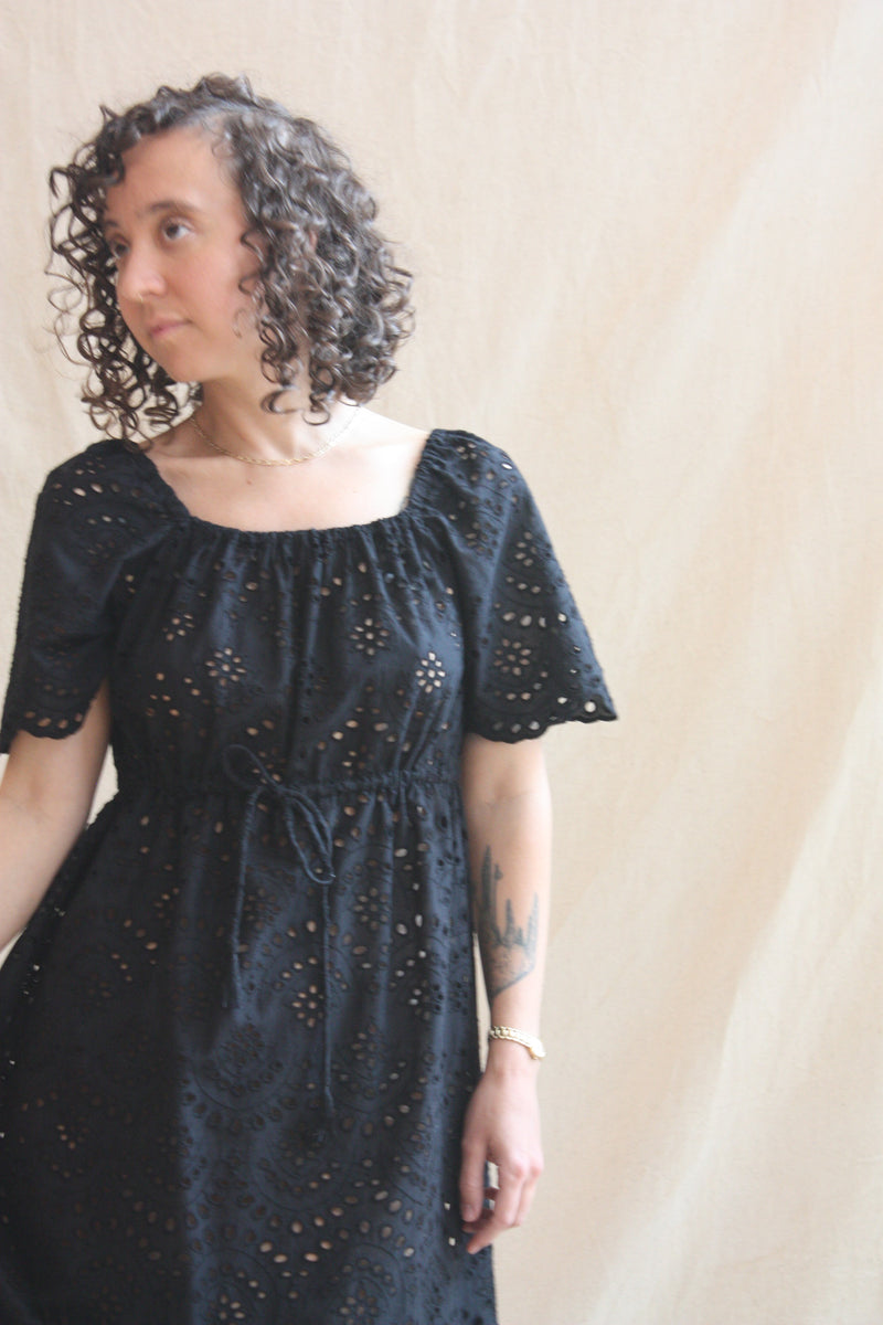Emily Dress Marrakech Embroidery Nero