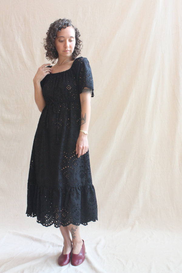 Emily Dress Marrakech Embroidery Nero