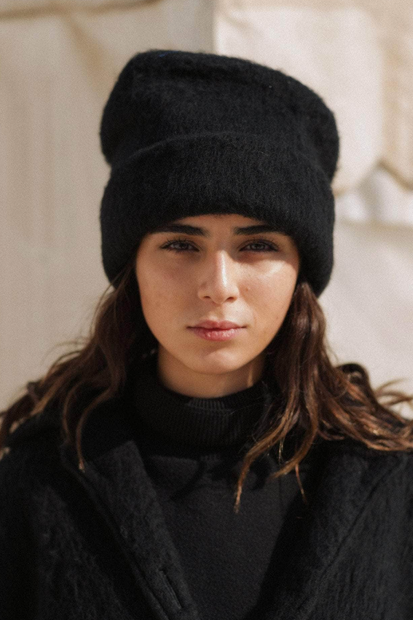 Ser Hat Brushed Wool Black