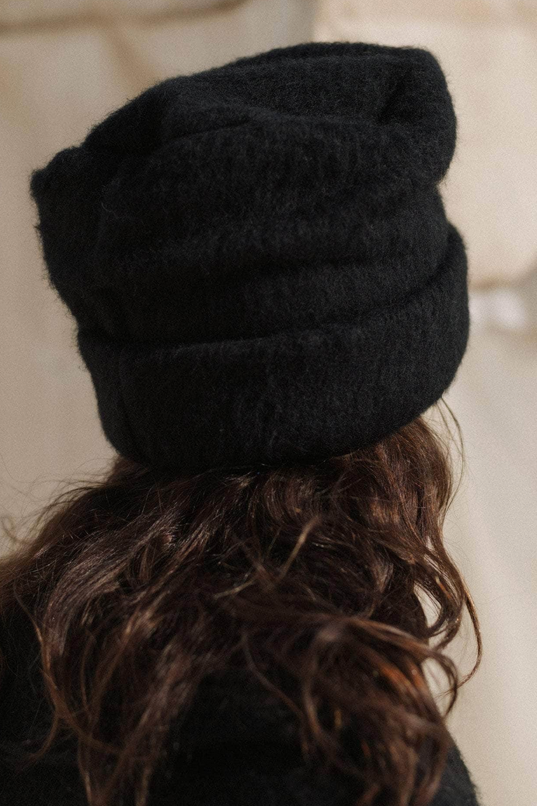 Ser Hat Brushed Wool Black