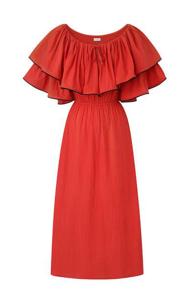 Blanca Dress Crimson