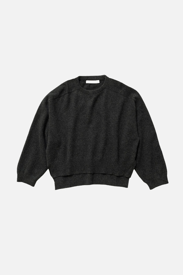 Cashmere Shell Sweater Charcoal