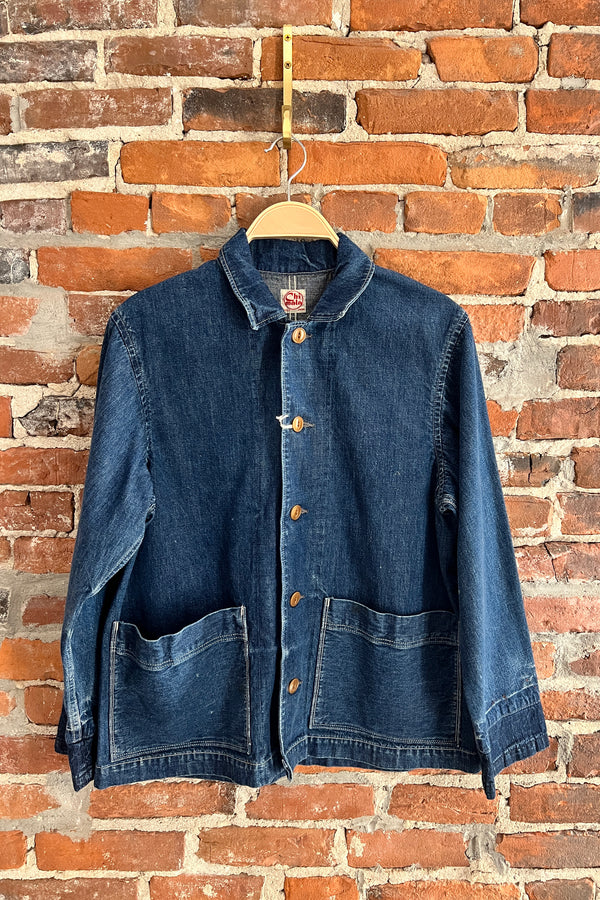 2x1 Selvedge Denim Work Chore Jacket Vintage