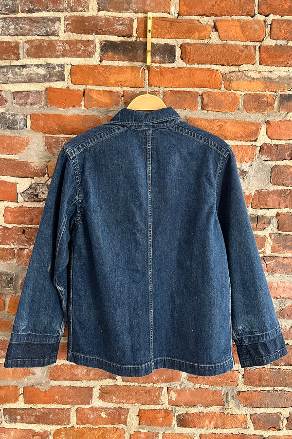 2x1 Selvedge Denim Work Chore Jacket Vintage