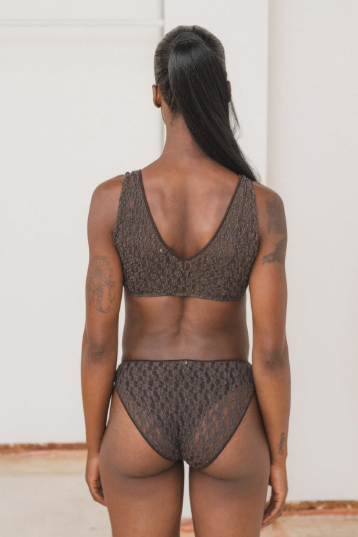 Crescent Bra Black