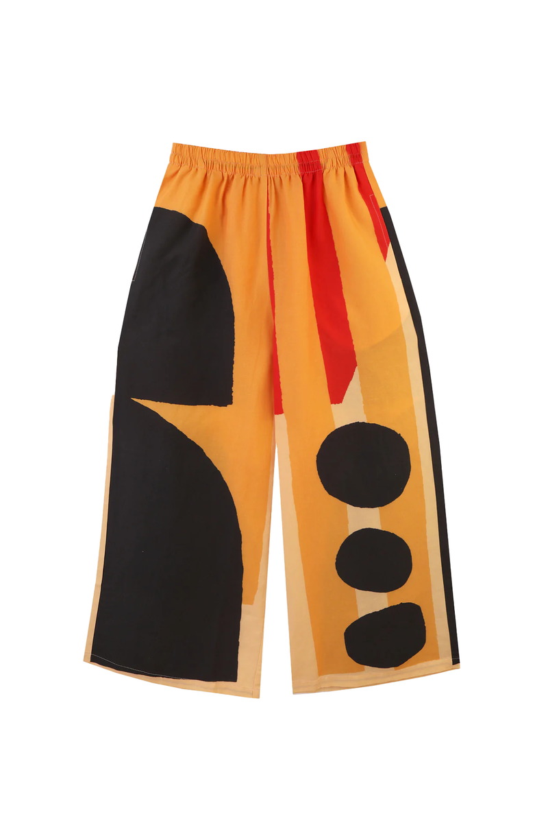 Ellis Trouser Collage Print Bold