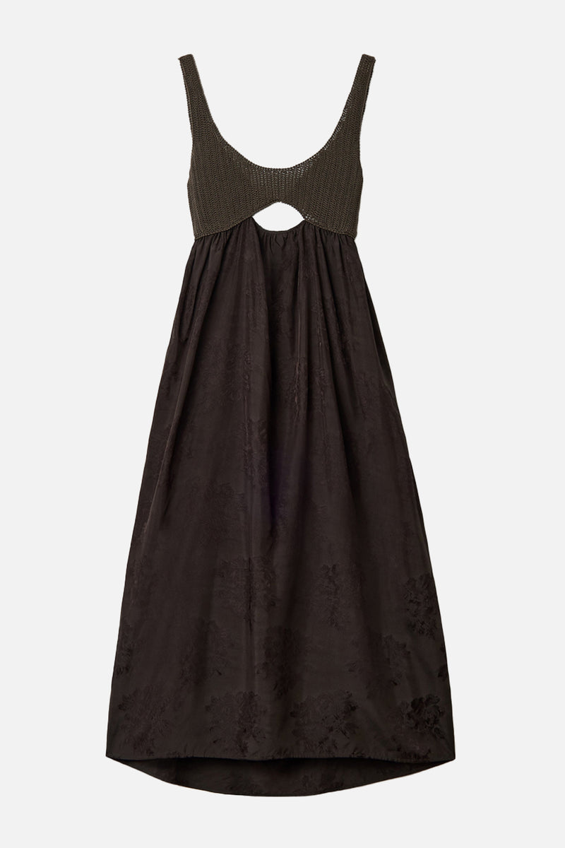Handmade Crochet Dress Dark Brown
