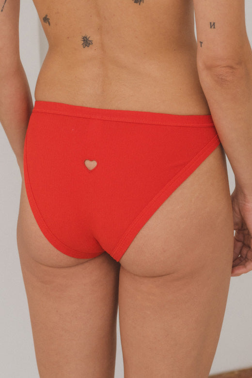 Heart Bell Pants My Red