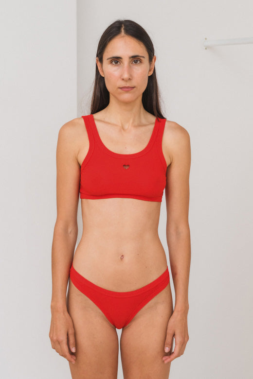 Heart Bra My Red