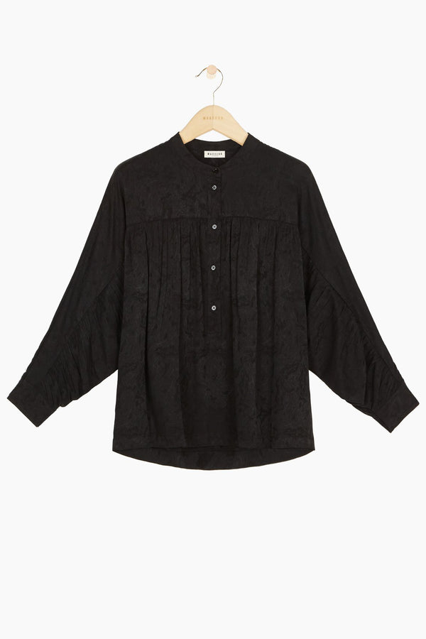 Jolie Shirt Black Silk