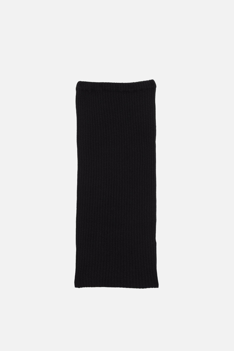 Kai Skirt Recycled Cashmere Rib Black
