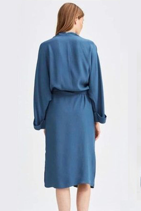 Mabel Dress Denim Blue Rhoan Mabel Dress Denim Blue Rhoan