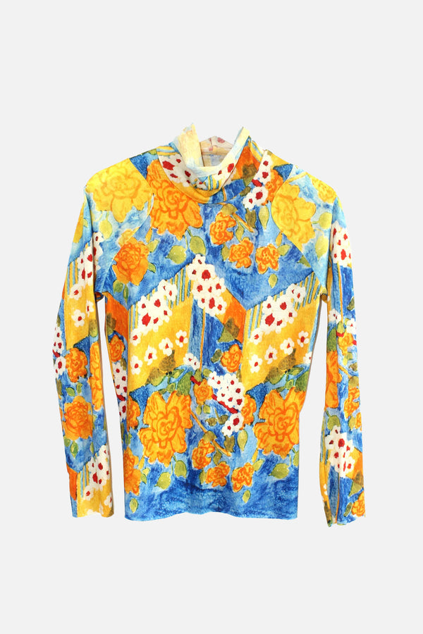 Wool Jersey Roll Print 1A