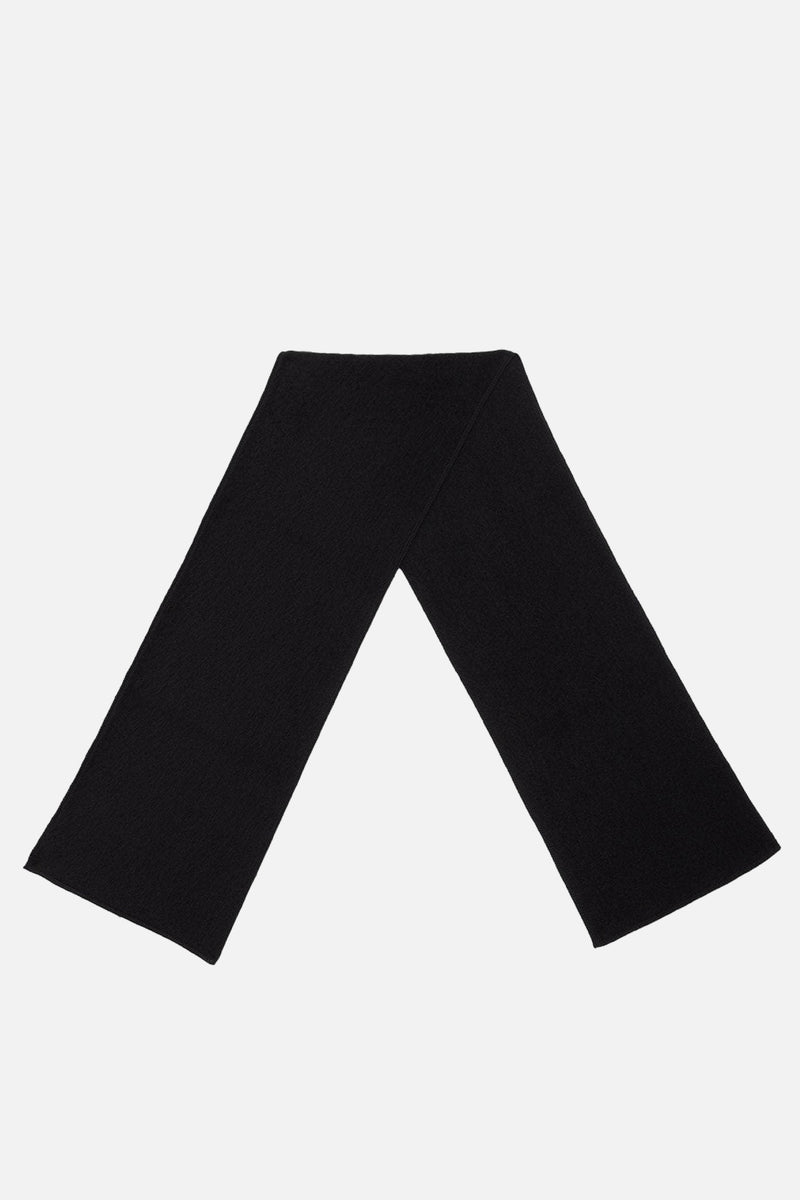Ser Scarf Brushed Wool Black