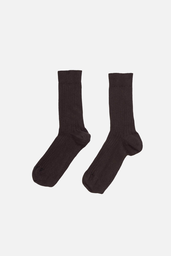 Rib Overankle Socks Tactile