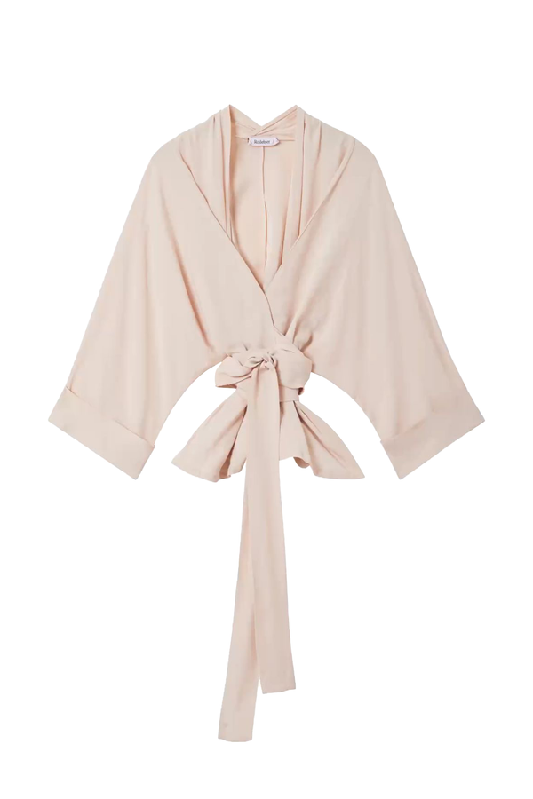 Tennessee Twill Kimono Top Creamy Pink