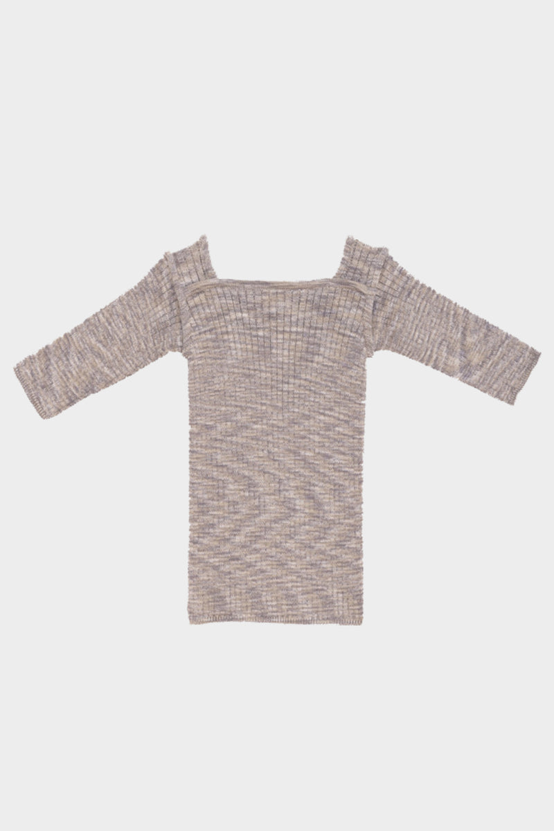 Zampa 3/4 Sweater Grey Melange