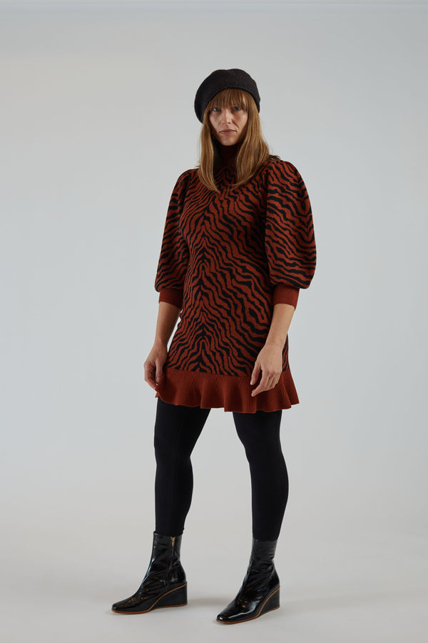 Joni Dress Rust