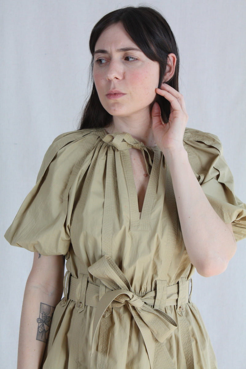 Mica Dress Khaki Rhoan Mica Dress Khaki Rhoan
