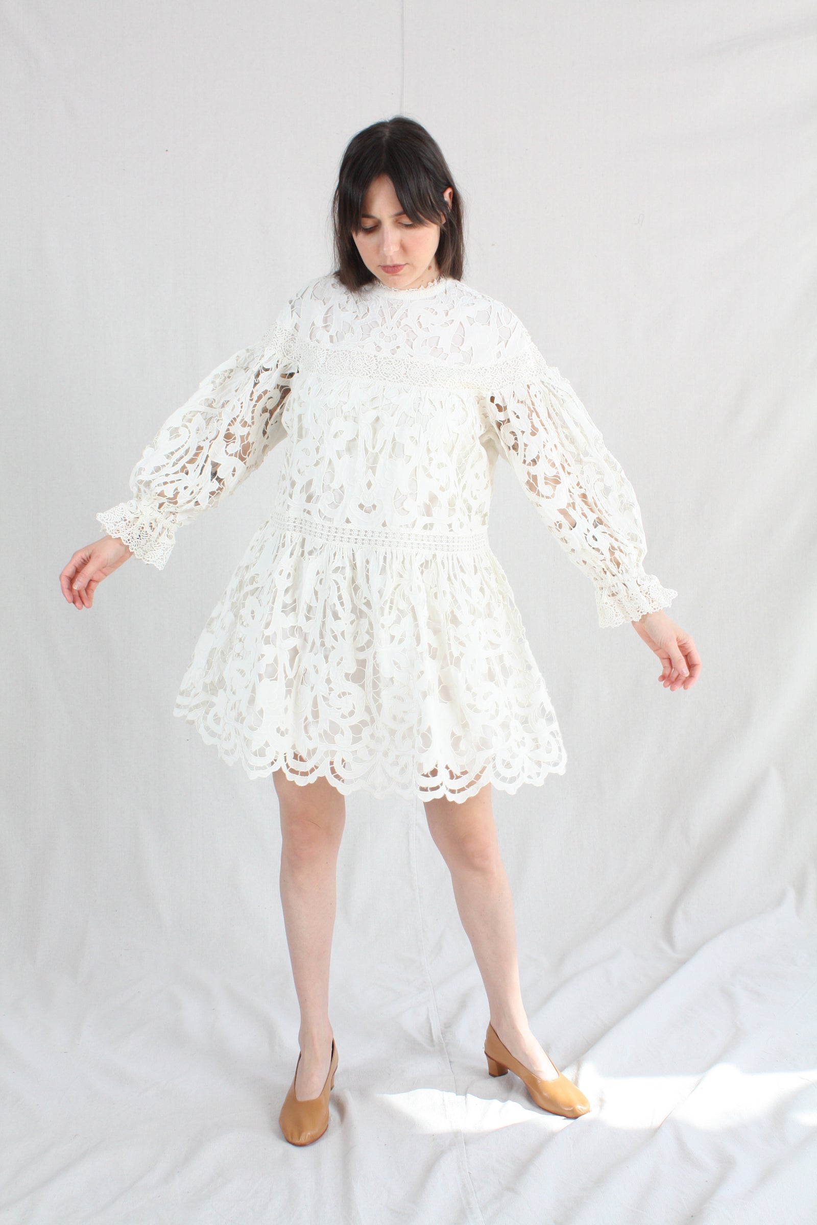 Albertine Dress Pristine – Rhoan