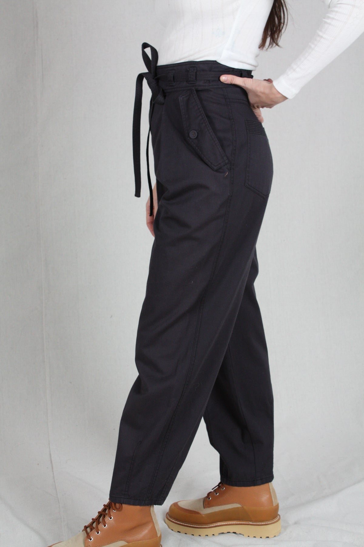 louren military work pants ローレン black M military work pants – louren store