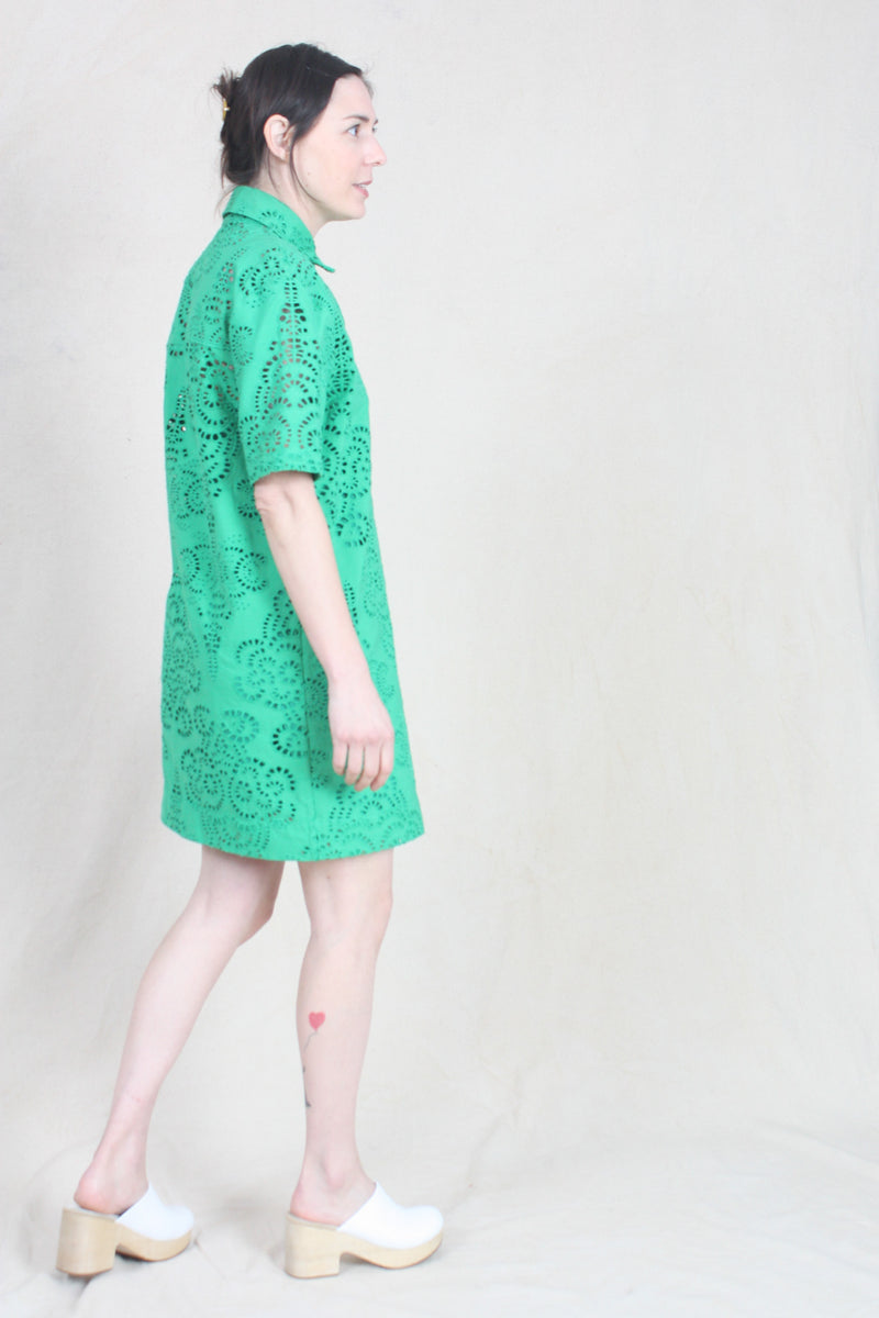 Mack Dress Green Eyelet Rhoan Mack Dress Green Eyelet Rhoan