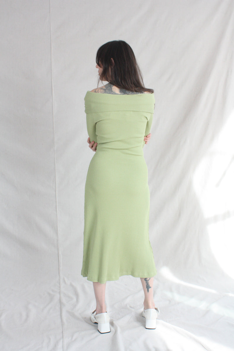 Emery Dress Light Green Rhoan Emery Dress Light Green Rhoan