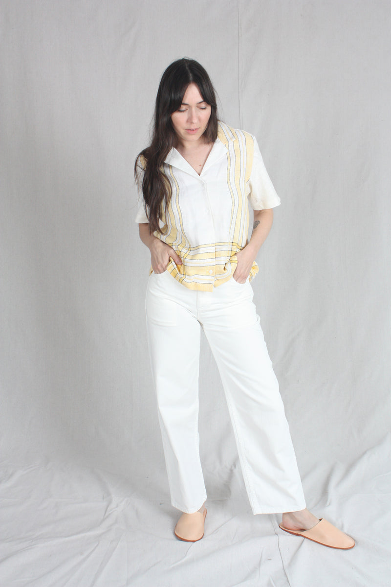 Relaxed Jeans White