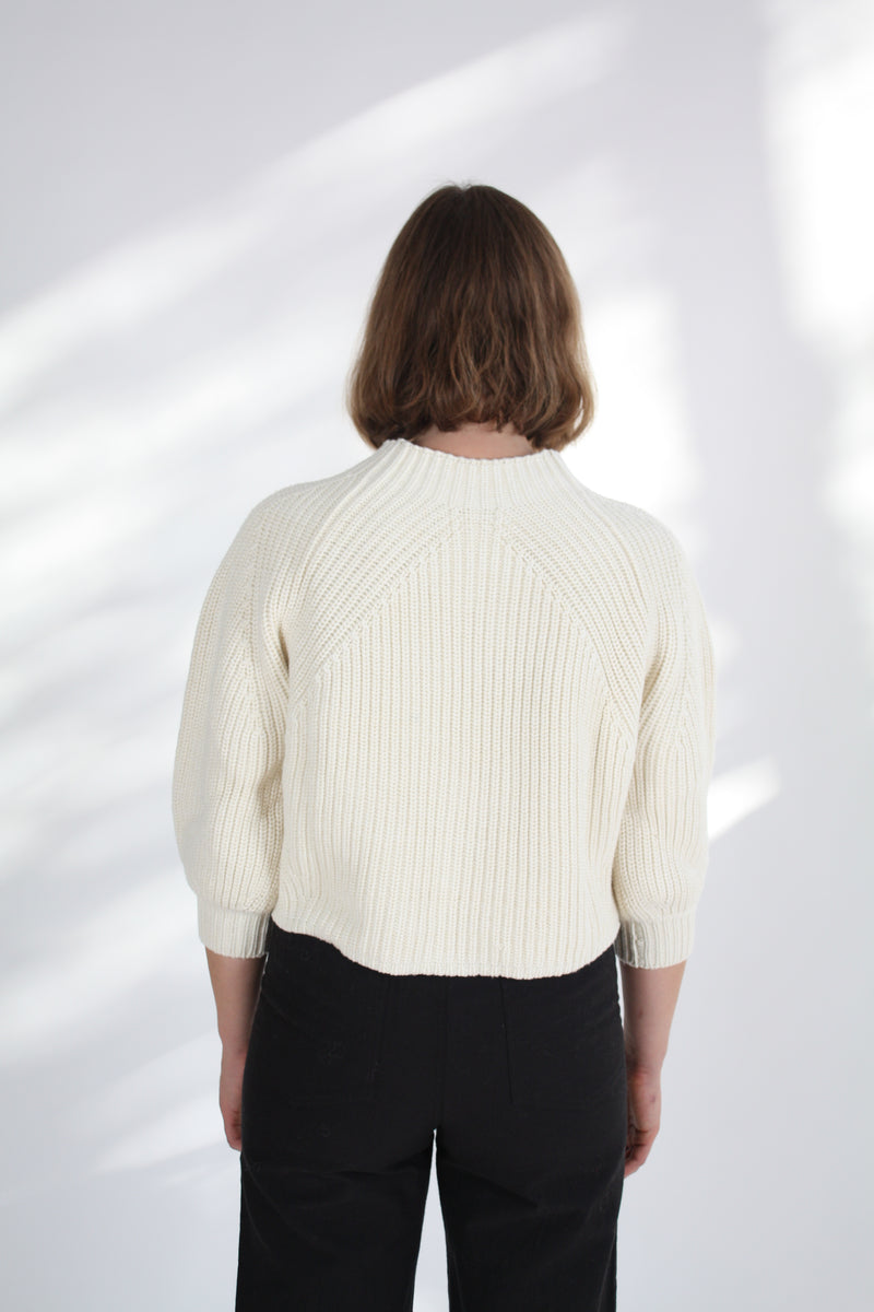 Merel Funnel Neck Sweater Cream