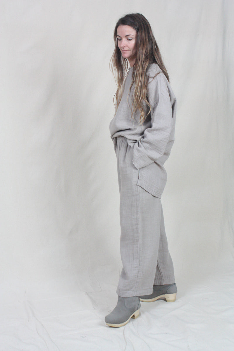 Lantern Pants Light Stone