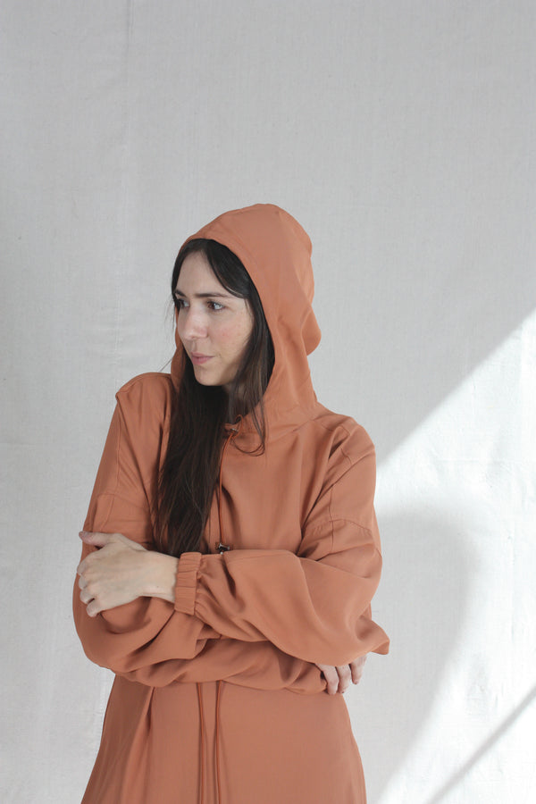 Hooded Pullover Paprika