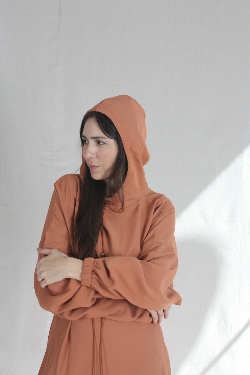 Hooded Pullover Paprika