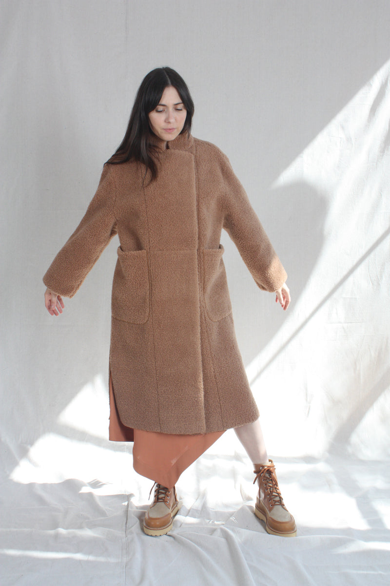Camel Hair Cocoon Coat - Ready-to-Wear 1AAL1D