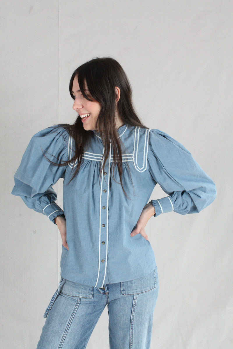 Abigail Blouse Chambray