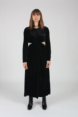 Mast Dress Black Velvet
