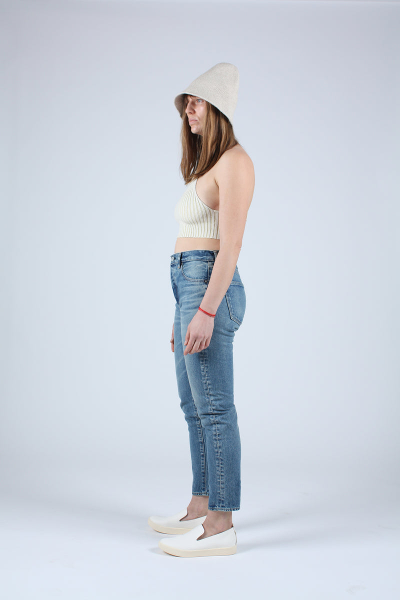 MV Kepner Tapered High-Waisted Jeans Blue