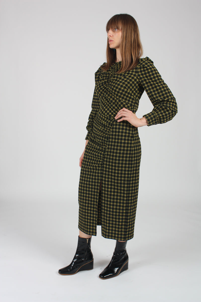 Proposition Dress Stretchy Black Plaid – Rhoan