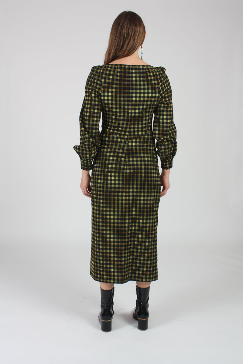 Proposition Dress Stretchy Black Plaid – Rhoan