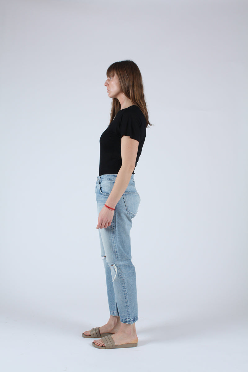 Genoa Cropped Straight Jean