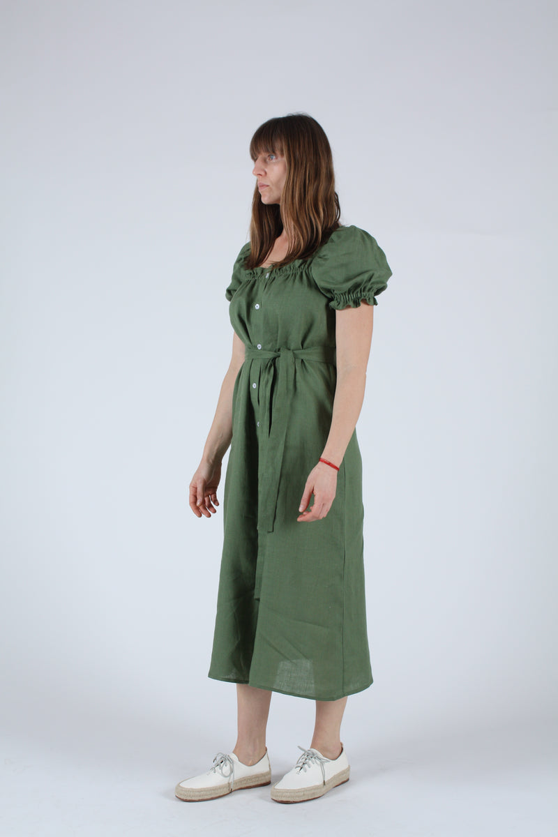 Brigitte Maxi Dress Cypress Green