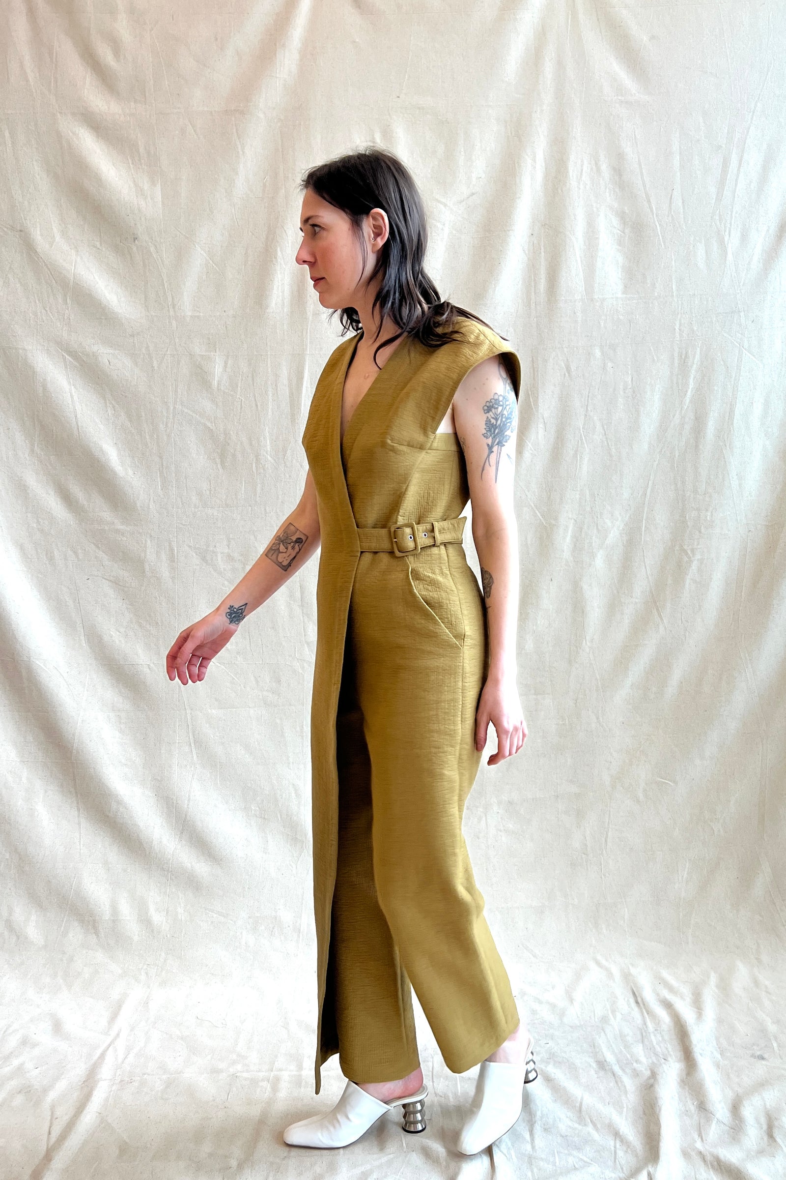 Steadfast Jumpsuit Gold – Rhoan