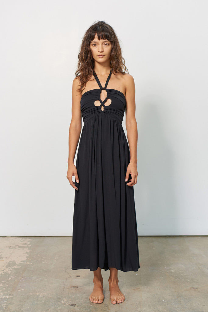 Annika Dress Black  Rhoan